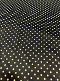 Small Polka Dot Poly Cotton Fabric 60 Inches Wide  by the yard