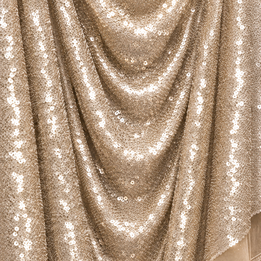 40 Yards Continuous Sequin Fabric Roll – Event Grade Sparkle