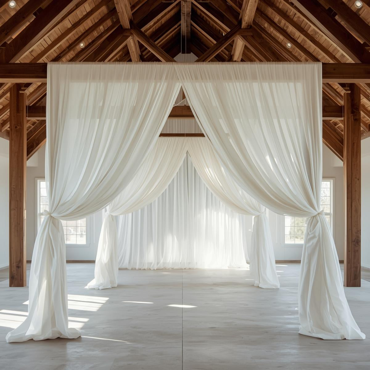 Voile Fabric – Pre-Cut Panels, Light & Airy 10 feet Wide