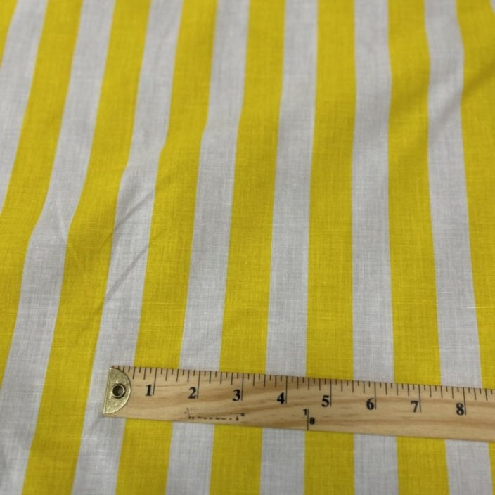 Stripe Print Poly Cotton 1 inch Fabric 60 Inches Wide - New Star Fabrics