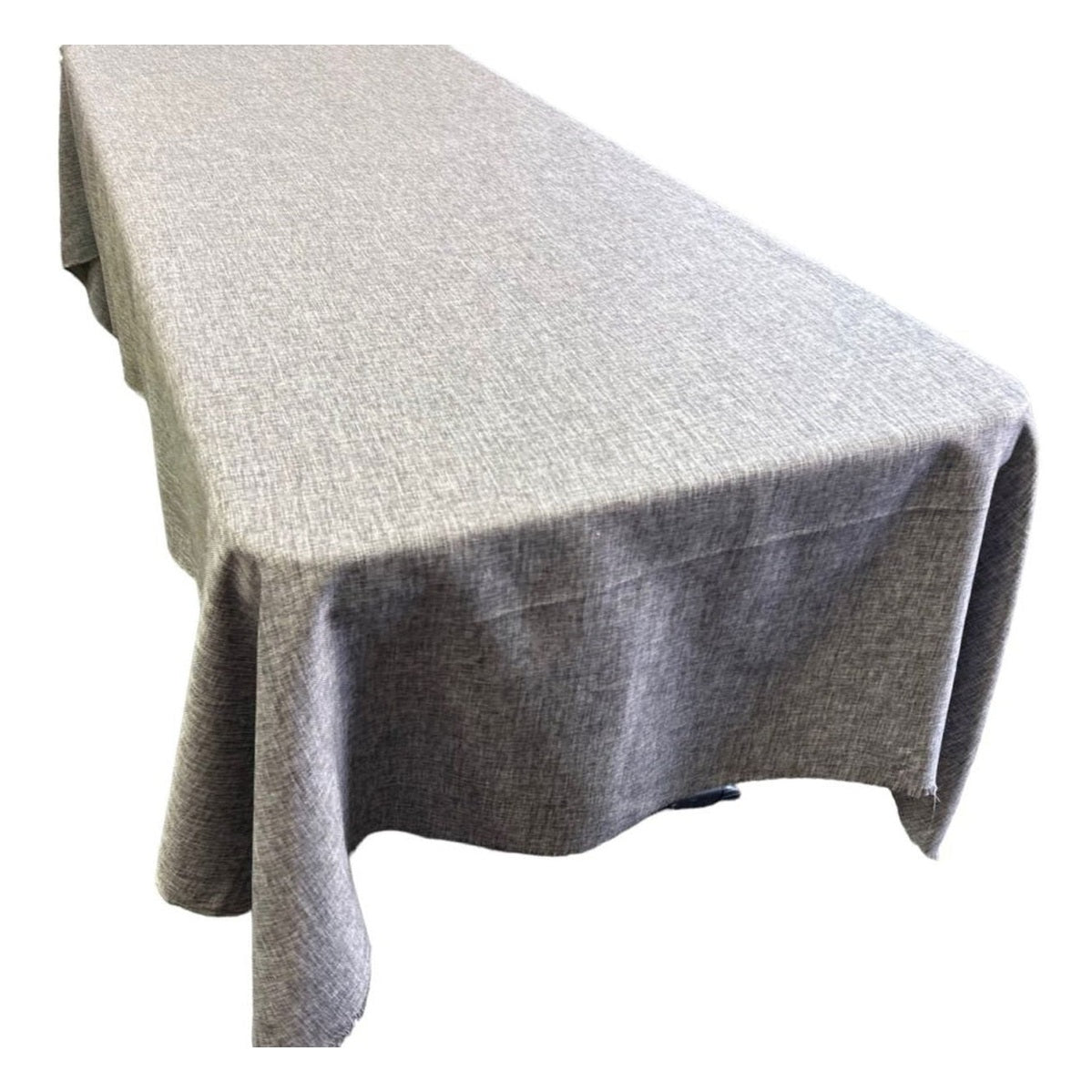 Vintage Linen Two Tone Faux Burlap Texture Tablecloth - New Star Fabrics