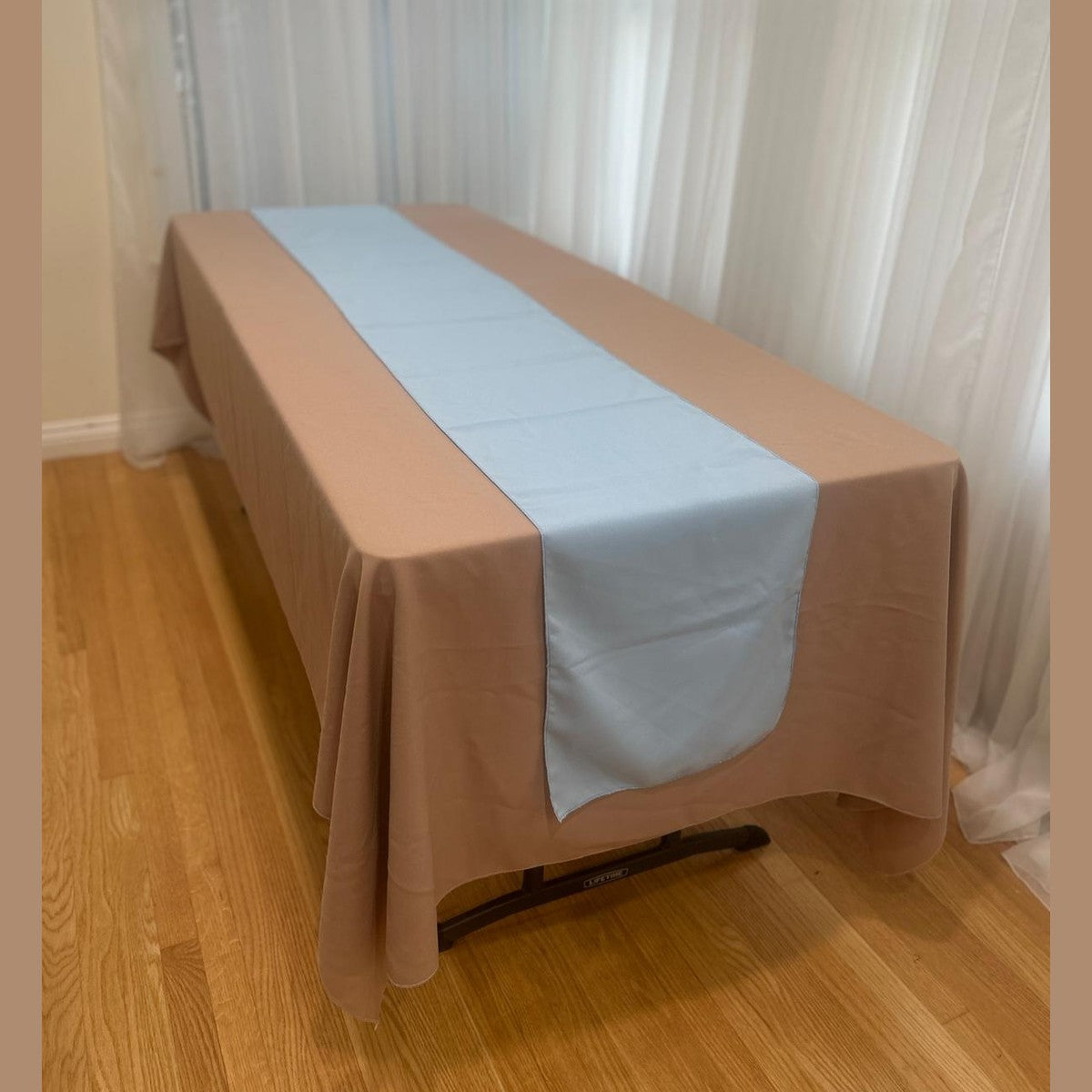 Poly Poplin Table Runners 14 by 108 inch