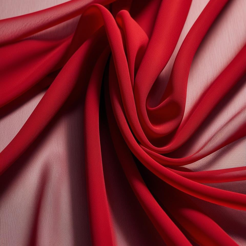 Chiffon Fabric 10 Yards-Sheer & Lightweight for Backdrops, Decor & Dresses