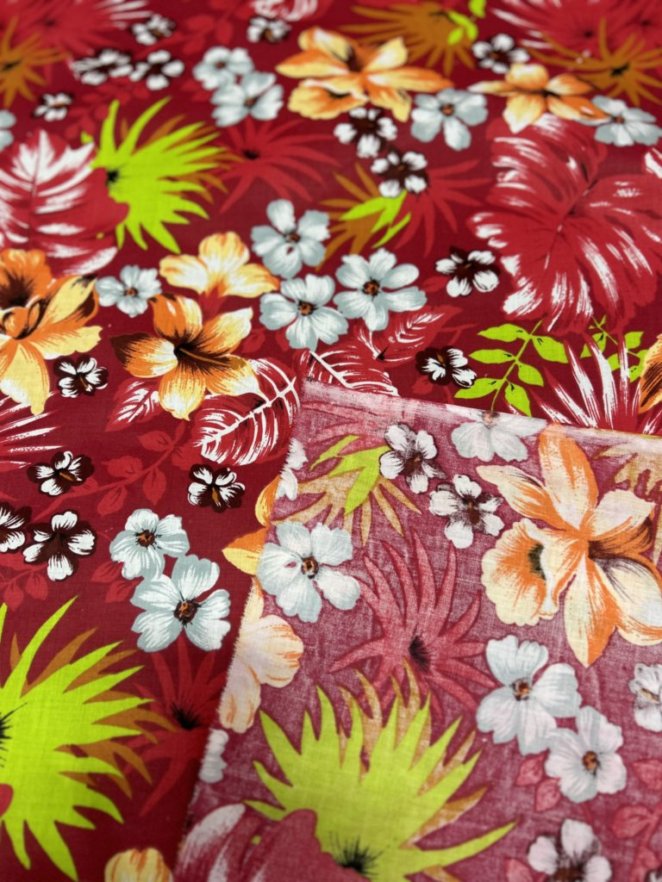 Hawaiian Print Fabric 