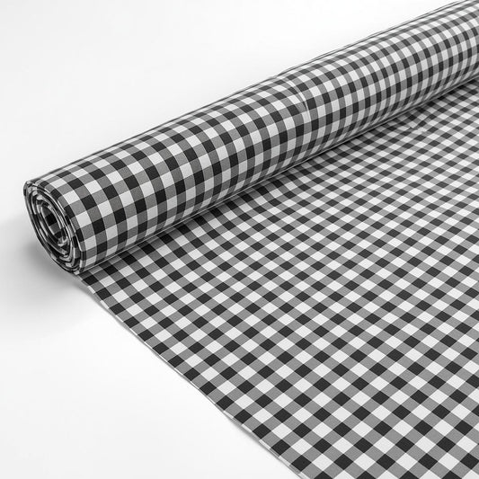 50 yards Checkered Plaid  Fabric Wholesale Wrinkle-Resistant for Tablecloths, Curtains & Décor