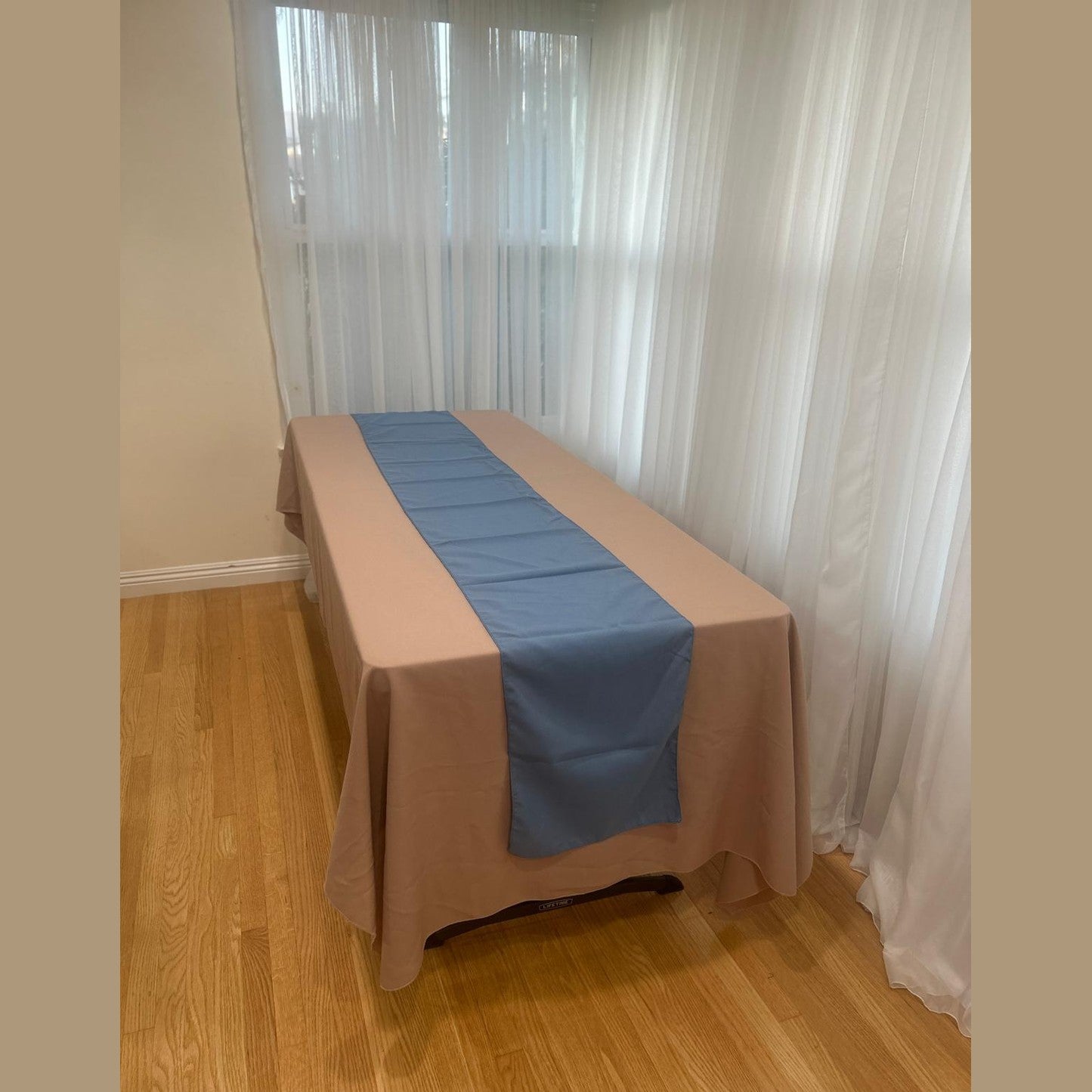 Poly Poplin Table Runners 14 by 108 inch