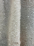 Disc Sequin Micro Dot Dangle Taffeta Fabric  by the yard