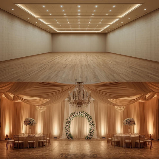How to Choose the Right Fabric for Wedding Backdrops