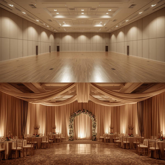 Best Fabrics for Wedding Backdrops and Event Draping