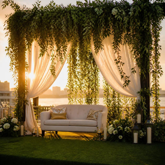 How to Choose the Right Fabric for Wedding Backdrops (2026 Complete Guide)
