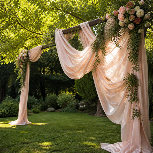 Best Bulk Fabric Rolls for Wedding Arches, Backdrops & Event Draping