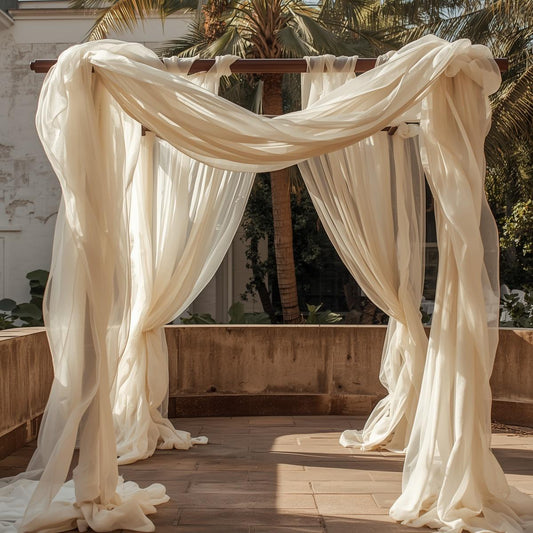 How to Decorate a Wedding Ceremony Arch With Fabric: A Complete Guide
