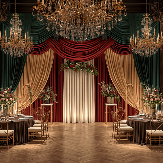 The Secret to Luxury Wedding Draping: It’s Not the Most Expensive Fabric