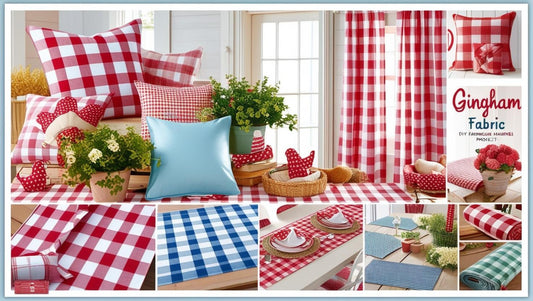 The Timeless Appeal of 1-Inch Polyester Gingham Fabric