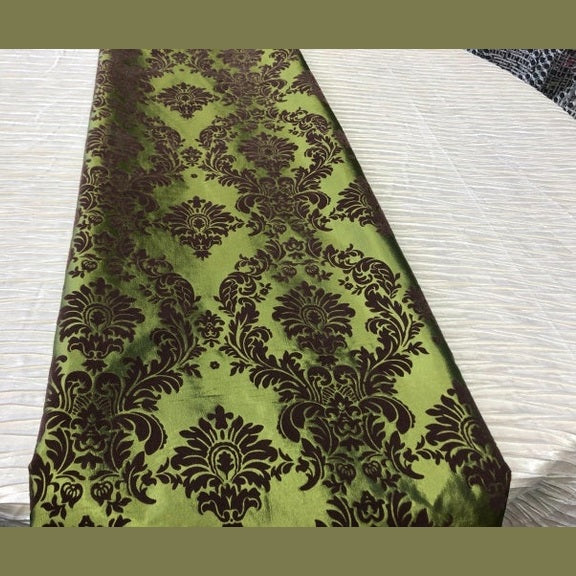 Damask Flocking Taffeta: Luxurious Fabric for Weddings, Events, and Home Decor