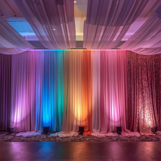 Best Fabrics for Ceiling Draping at Weddings and Events