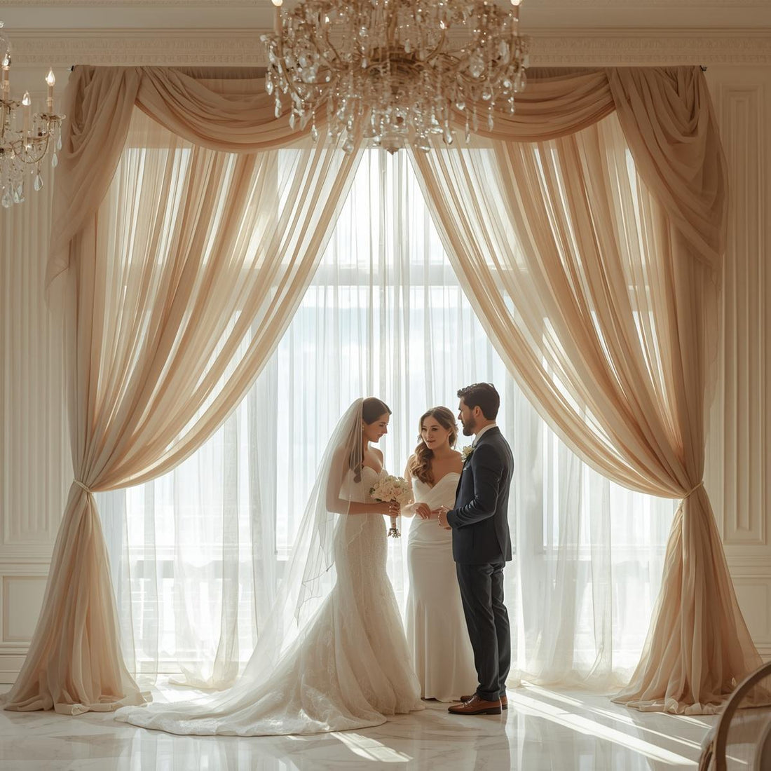 How to Choose the Best Fabric for Elegant Wedding Ceiling Draping