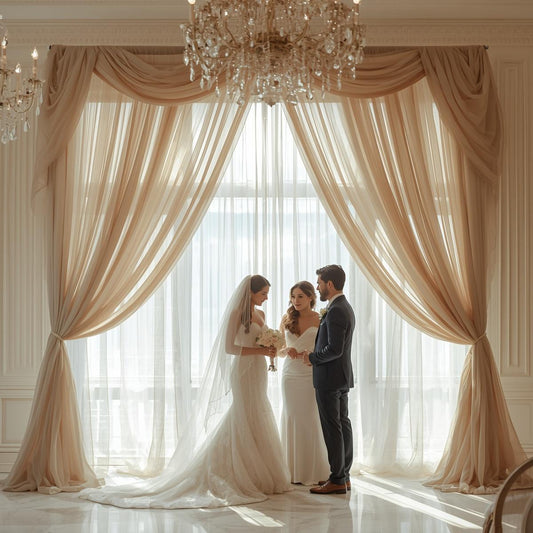 How to Choose the Best Fabric for Elegant Wedding Ceiling Draping