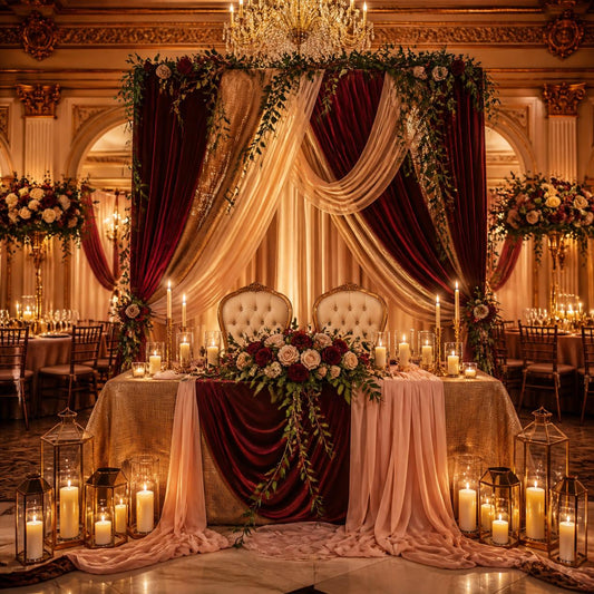 How to Mix Fabric Textures for Elegant Wedding and Event Décor