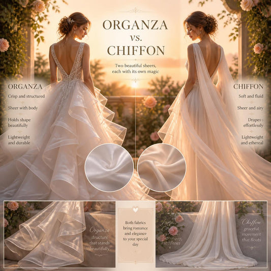 Organza vs. Chiffon: Which Fabric Is Better for Weddings and Event Decor?