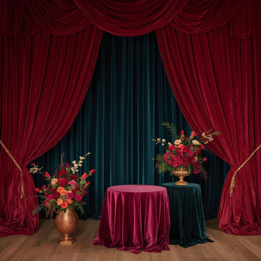 Velvet Draping: Creating Depth and Drama for Elegant Events