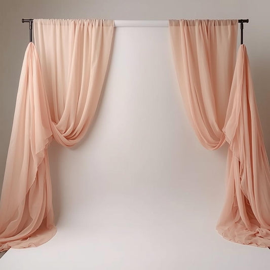 How Many Yards of Chiffon Fabric Do You Need for a Wedding Backdrop?