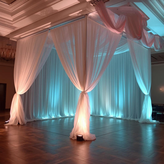 Chiffon vs Voile Fabric for Wedding Draping: Which One Should You Choose?