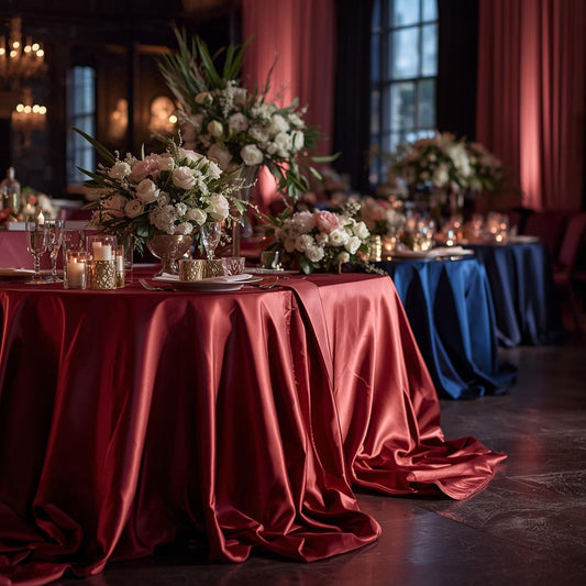 Why Satin Fabric Is a Favorite for Tablecloths and Event Styling