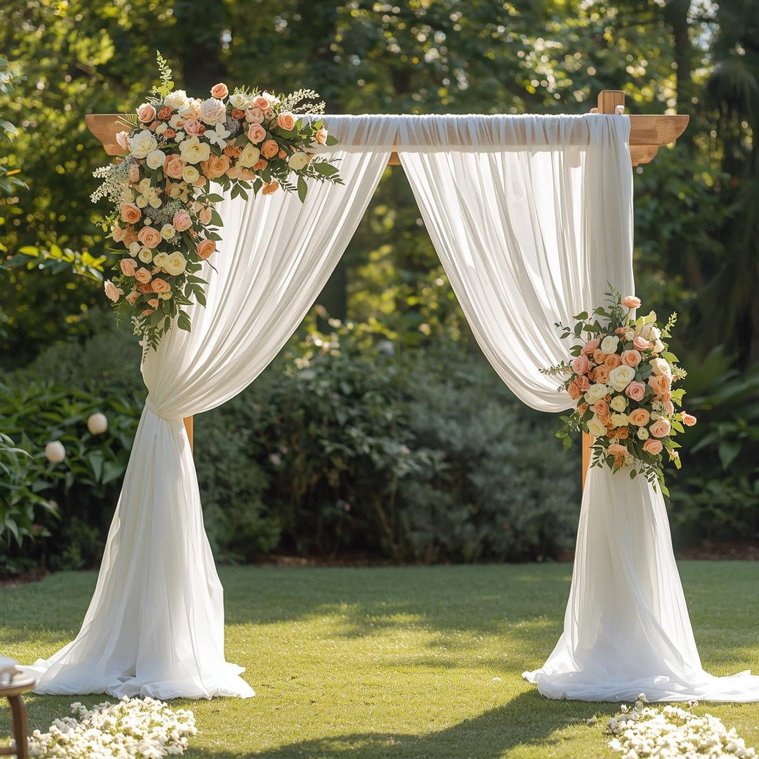 Voile vs Chiffon — Which Fabric Is Best for Wedding Drapes and Backdrops?