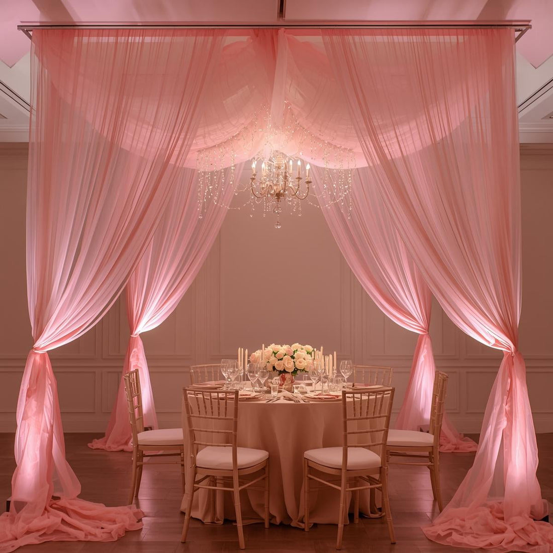 Chiffon vs Voile: Choosing the Right Fabric for Luxury Event Draping