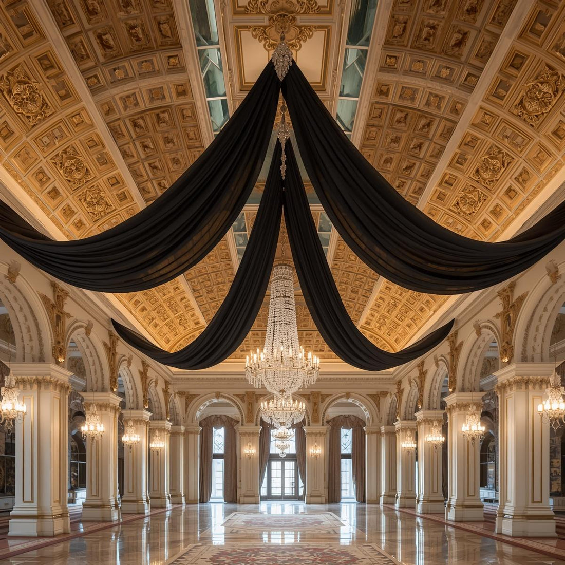 Best Fabric for Wedding Ceiling Draping