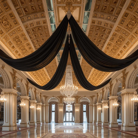 Best Fabric for Wedding Ceiling Draping