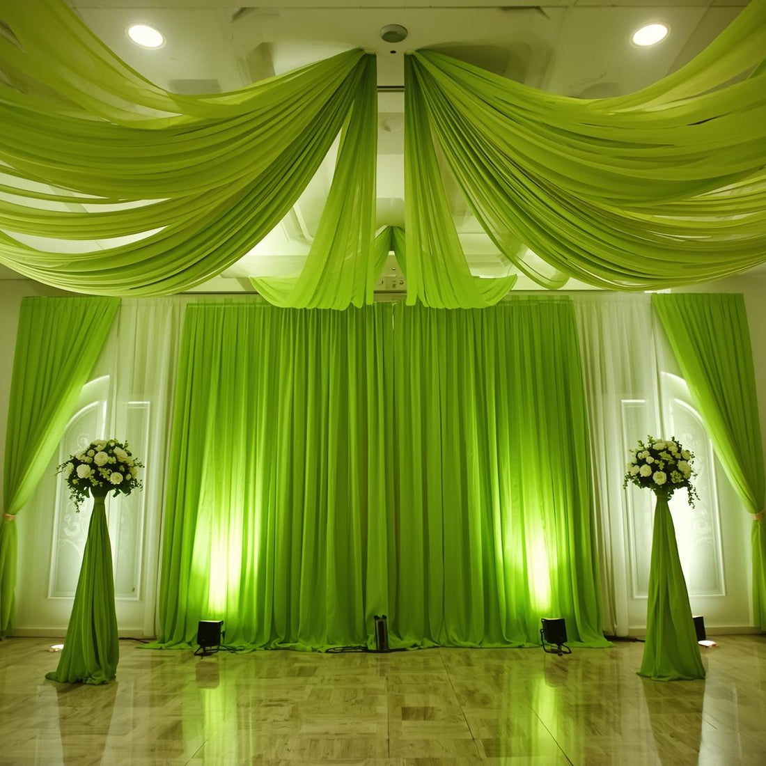 How Many Yards of Fabric Do You Need for a Wedding Backdrop?
