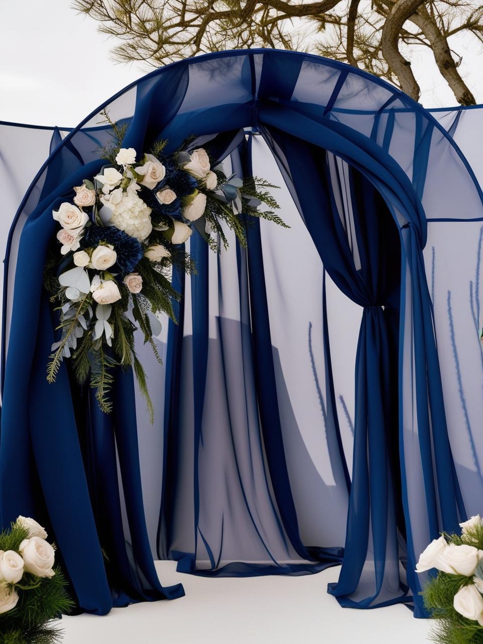Best Sheer Fabrics for Wedding & Event Backdrops