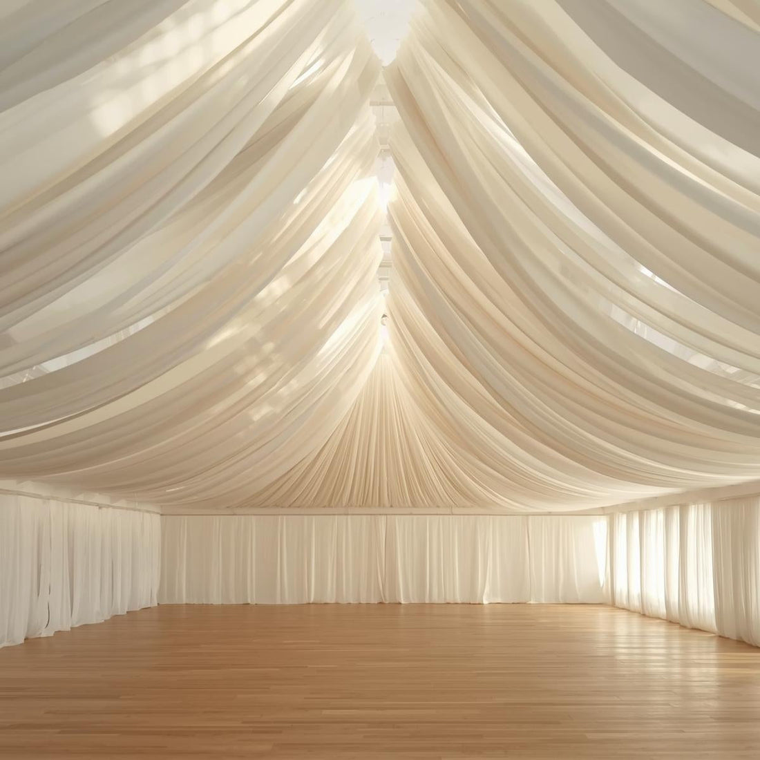 How Many Yards of Voile Fabric Do You Need for a Backdrop?