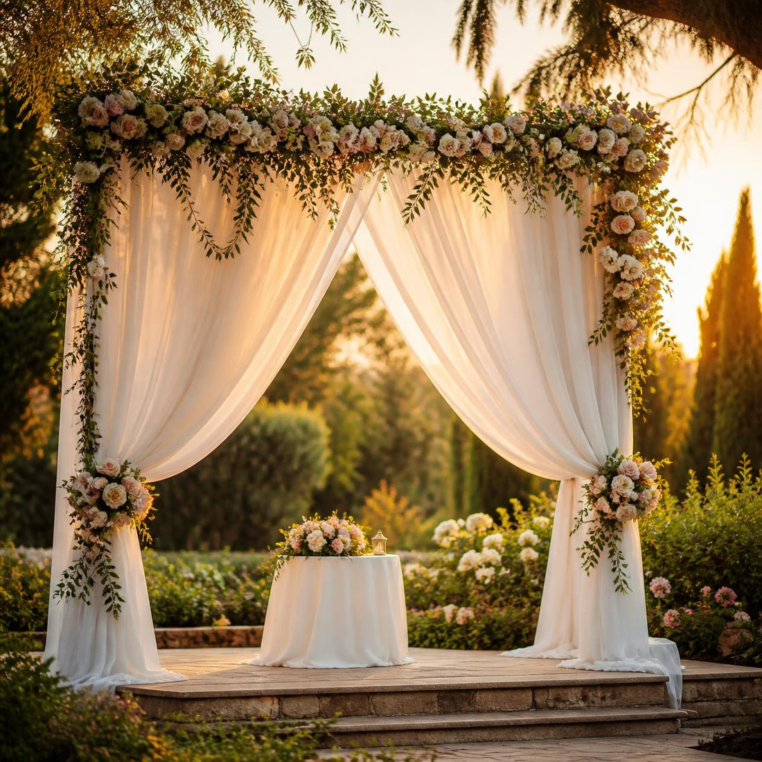 How Much Fabric Do You Need for a Wedding Backdrop? A Simple Guide