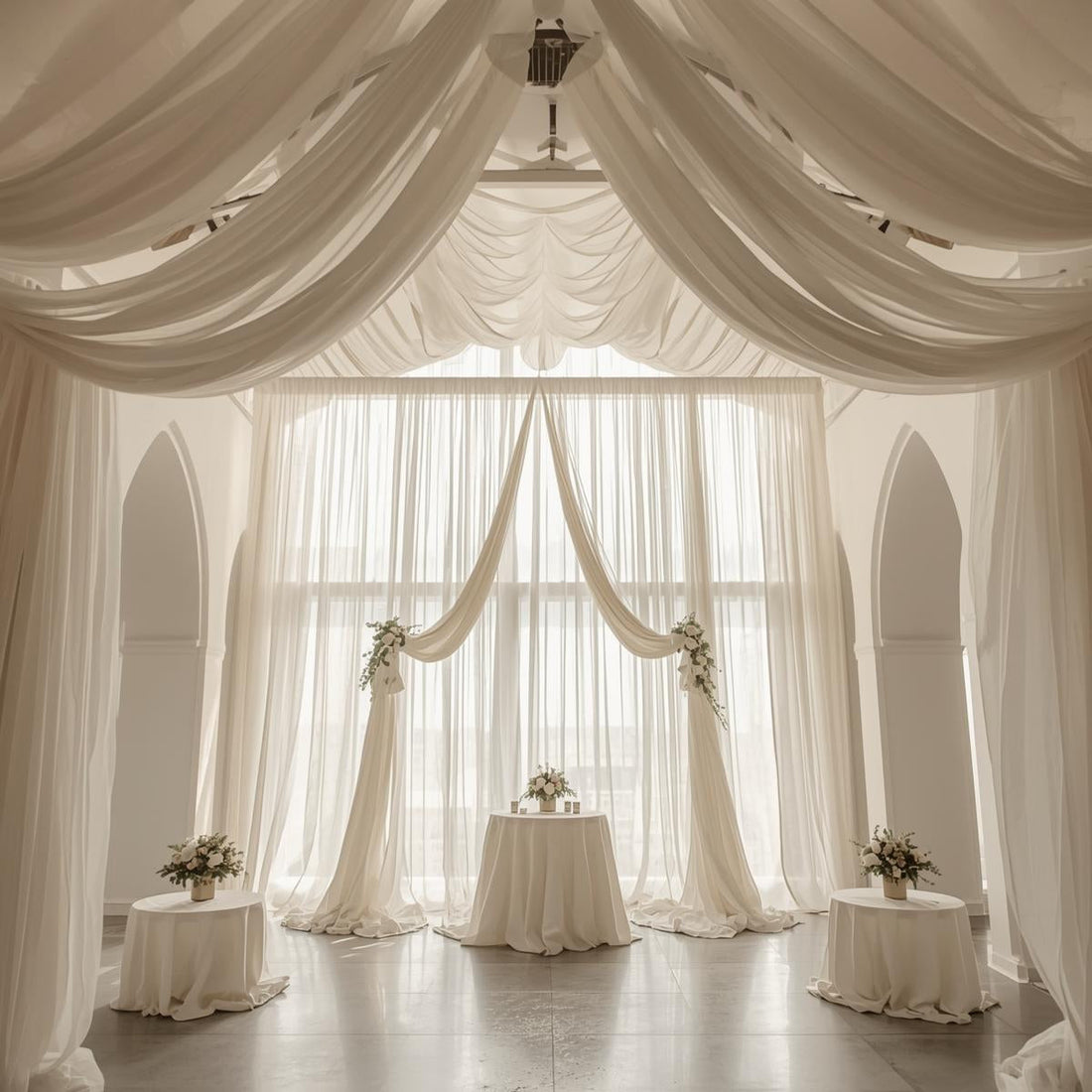 Voile vs Chiffon Fabric – Which Is Better for Event Décor?