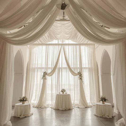Voile vs Chiffon Fabric – Which Is Better for Event Décor?