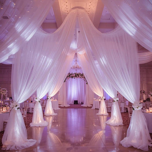 How to Choose the Best Fabric for Wedding Backdrops and Event Decor