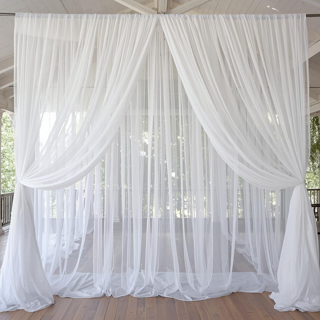 What Is the Best Fabric for Wedding Backdrops? (Voile vs Chiffon Explained)