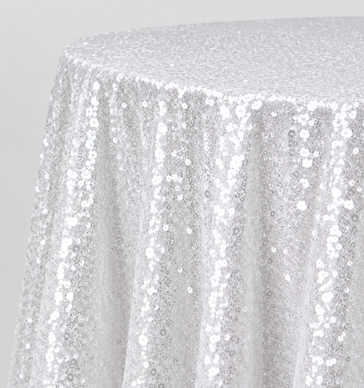 Glitz Sequin Round Tablecloth – 120” Round – Multiple Colors