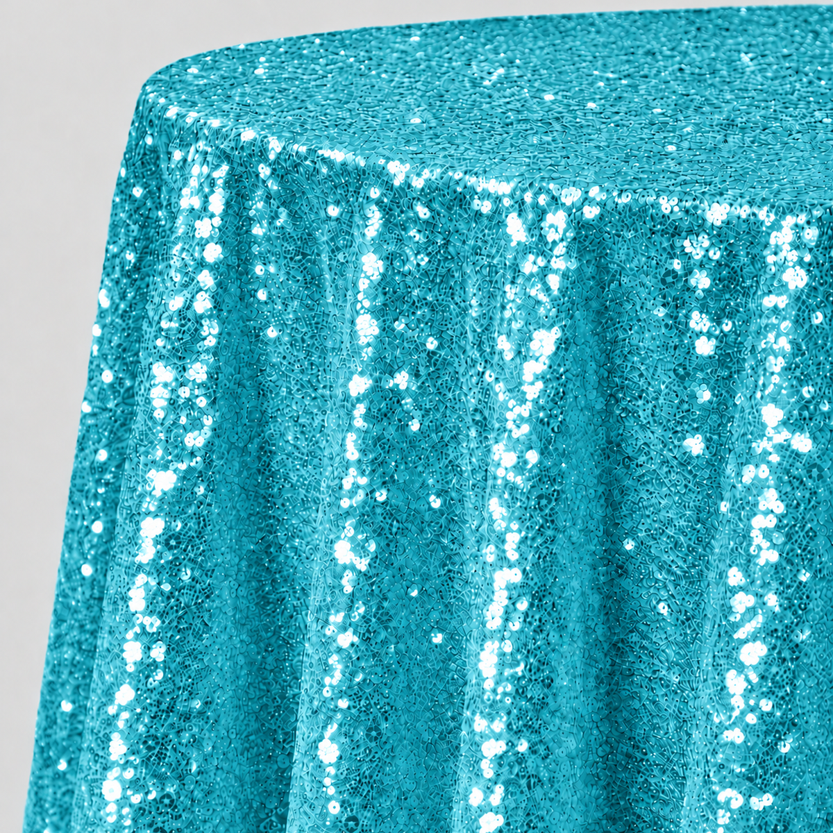 Glitz Sequin Round Tablecloth – 120” Round – Multiple Colors