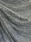 Leaf Sequin Lace Fabric