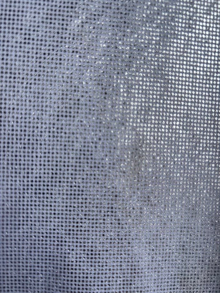 White Polk Dot Stretch Fabric  by the yard