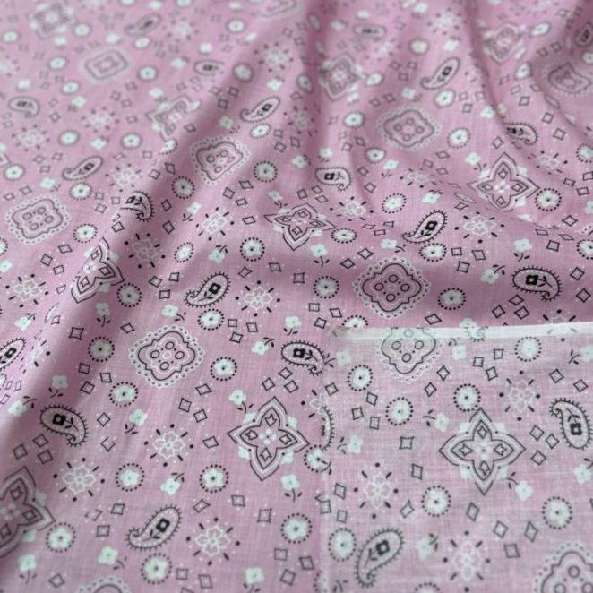 Bandana Print Poly Cotton Fabric 58 inches wide - New Star Fabrics