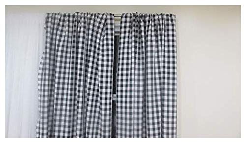 Buffalo Checkered Gingham Curtain 56'' by 96''  two panels - New Star Fabrics