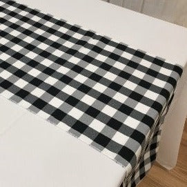 Buffalo Plaid Checkered Table Runner  15 inches  by 108 inches - New Star Fabrics