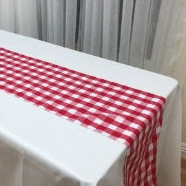 Buffalo Plaid Checkered Table Runner  15 inches  by 108 inches - New Star Fabrics