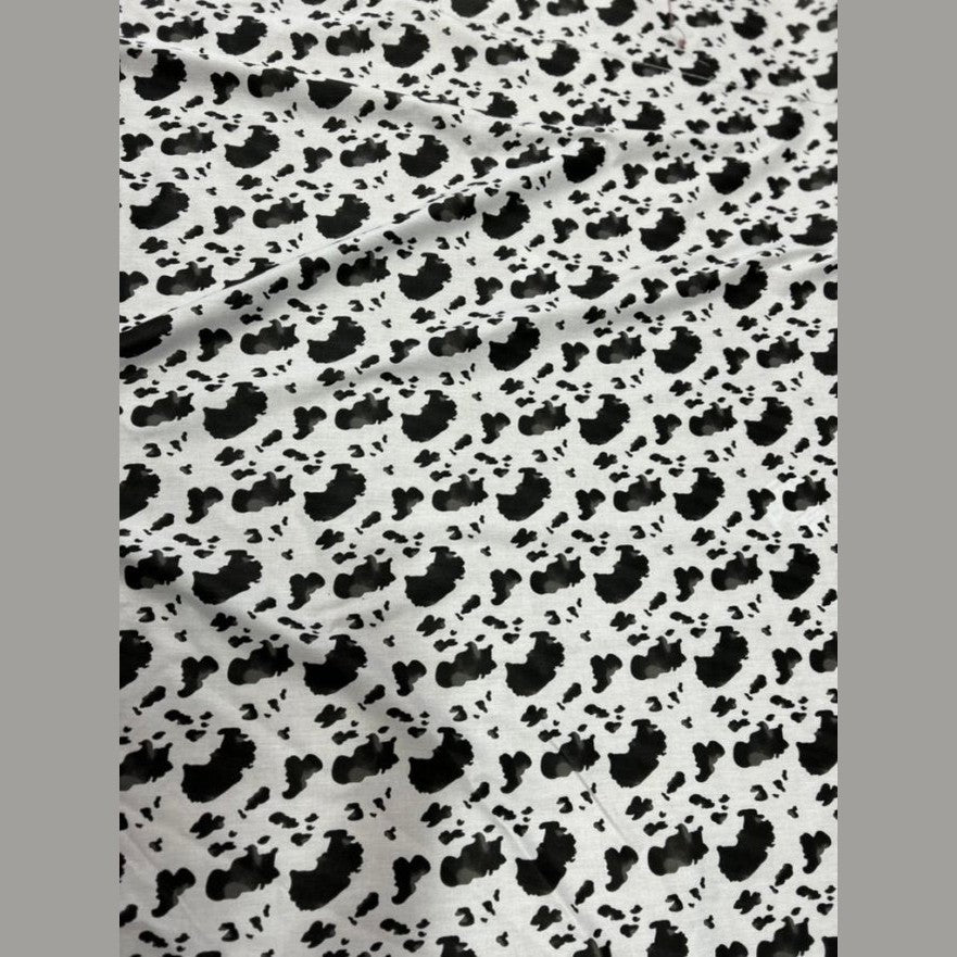 Cow print Poly Cotton Fabric  by the yard 58 inches - New Star Fabrics