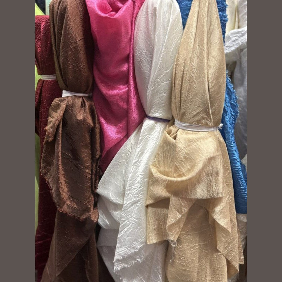 Crush Satin 120''  by the yard - New Star Fabrics